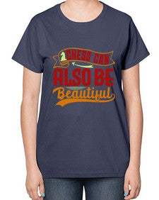Chess can also be beautiful 65# - chess-  Ladies T-Shirt