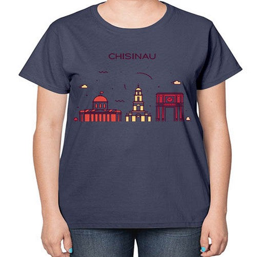 Chisinau 579# - cities-  Ladies T-Shirt