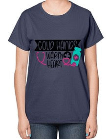 Cold Hands Warm Heart Style Style 675# - nurse-  Ladies T-Shirt
