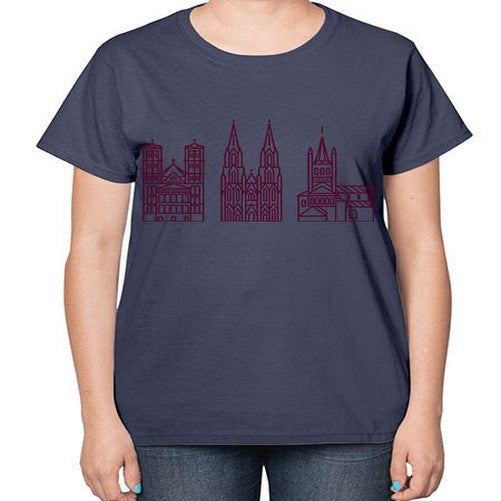 Cologne 594# - cities-  Ladies T-Shirt
