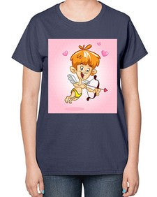 Cupid 80# - cartoon general-  Ladies T-Shirt