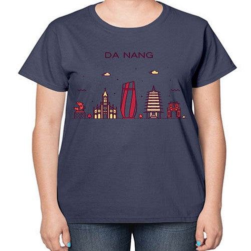 DaNang 640# - cities-  Ladies T-Shirt