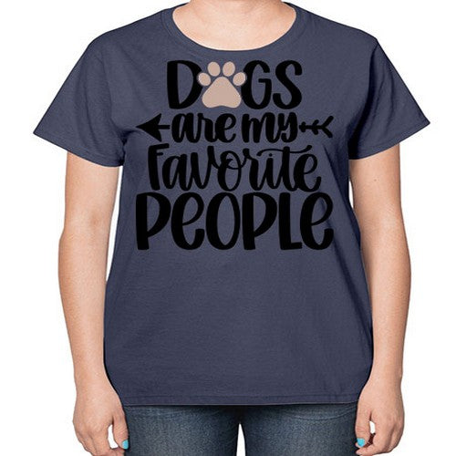 Dogs Are My Favorite People Style 22# - dogs-  Ladies T-Shirt