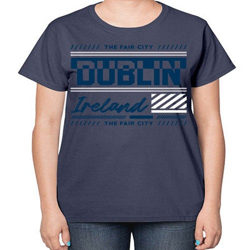 Dublin 693# - cities-  Ladies T-Shirt