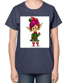 Elf 118# - cartoon general-  Ladies T-Shirt