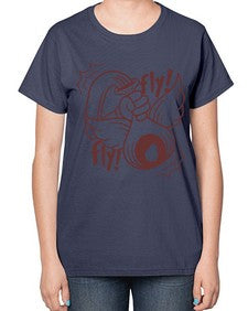Fly 125# - cartoon general-  Ladies T-Shirt