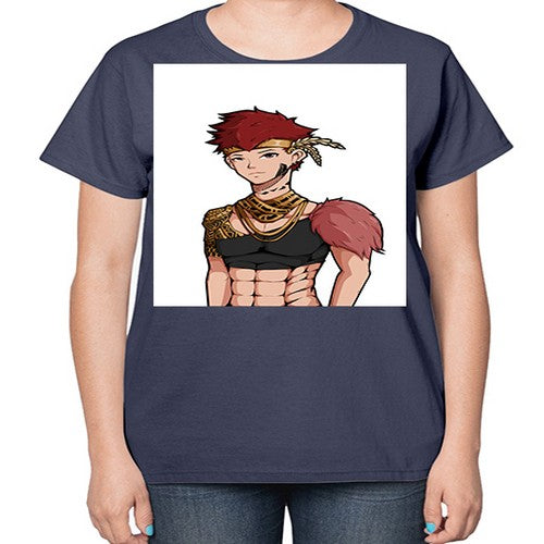 Forest tribal boy 67# - anime-  Ladies T-Shirt