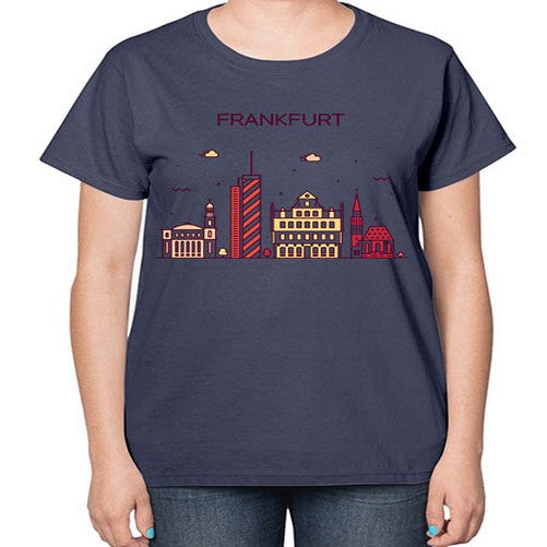 Frankfurt 745# - cities-  Ladies T-Shirt