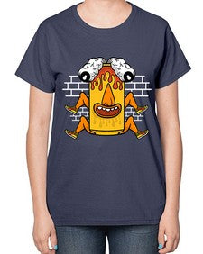 Fuck the weekend 128# - cartoon general-  Ladies T-Shirt