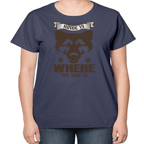 Home Is Where My Dog Is Style 202# - dogs-  Ladies T-Shirt