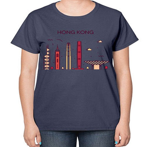 HongKong 902# - cities-  Ladies T-Shirt
