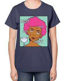 Hot 536# - art pop art-  Ladies T-Shirt