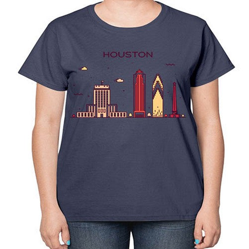 Houston 911# - cities-  Ladies T-Shirt