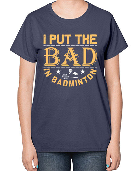 I 1056# - badminton-  Ladies T-Shirt