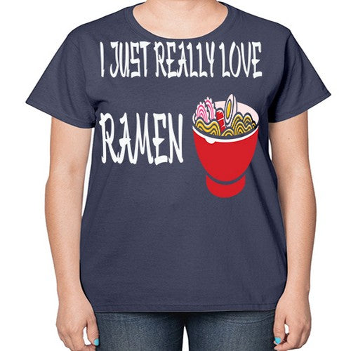 I Just Love Ramen Japanese Anime 238# - anime-  Ladies T-Shirt
