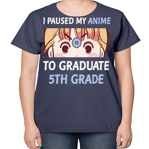 I Paused My Anime To Anime 243# - anime-  Ladies T-Shirt