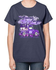 I Will Remember For You AlzheimerS 182# - alzheimers-  Ladies T-Shirt