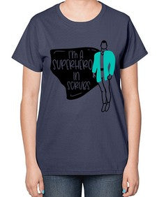Im A Superhero In Scrubs Style Style 972# - nurse-  Ladies T-Shirt