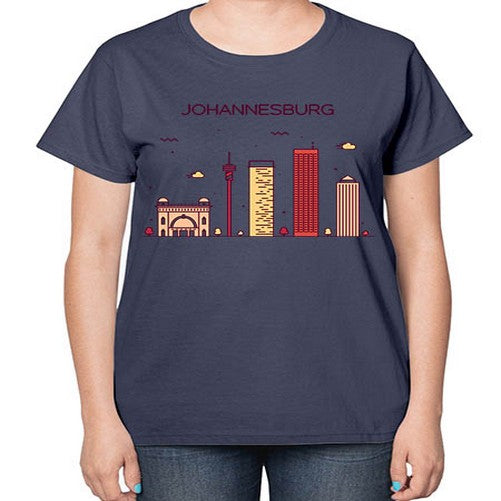 Johannesburg 1001# - cities-  Ladies T-Shirt