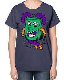 Jumping pouch 146# - cartoon general-  Ladies T-Shirt
