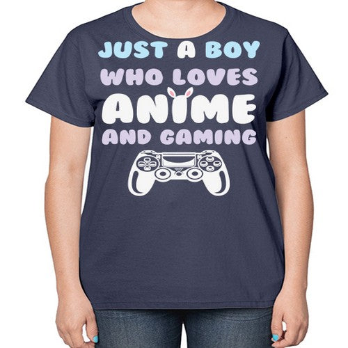Just A Boy Who Loves 261# - anime-  Ladies T-Shirt