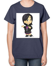 Kid 147# - cartoon general-  Ladies T-Shirt