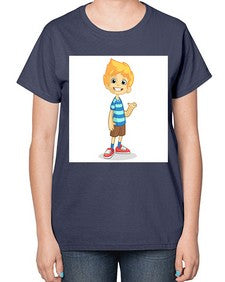 Kid 151# - cartoon general-  Ladies T-Shirt