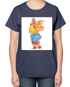 Kid 152# - cartoon general-  Ladies T-Shirt