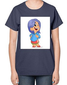 Kid 155# - cartoon general-  Ladies T-Shirt