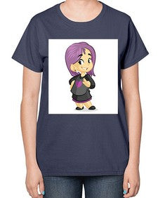 Kid 156# - cartoon general-  Ladies T-Shirt