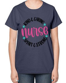Kind Caring Nurse Style Style 1033# - nurse-  Ladies T-Shirt