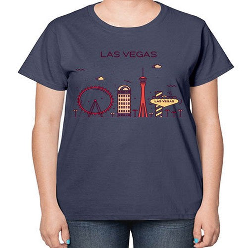 LasVegas 1116# - cities-  Ladies T-Shirt