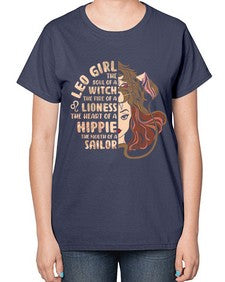 Leo girl 289# - leo-  Ladies T-Shirt