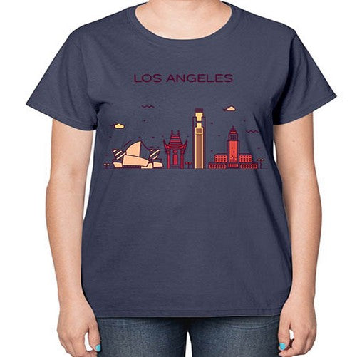 LosAngeles 1166# - cities-  Ladies T-Shirt