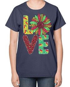 Love Juneteenth Day Fist Sunflower Png 7# - black juneteenth-  Ladies T-Shirt