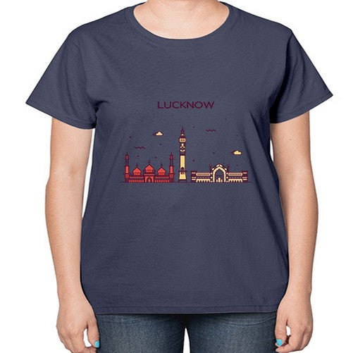 Lucknow 1186# - cities-  Ladies T-Shirt