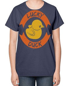 Lucky Duck Style 27# - ducks-  Ladies T-Shirt