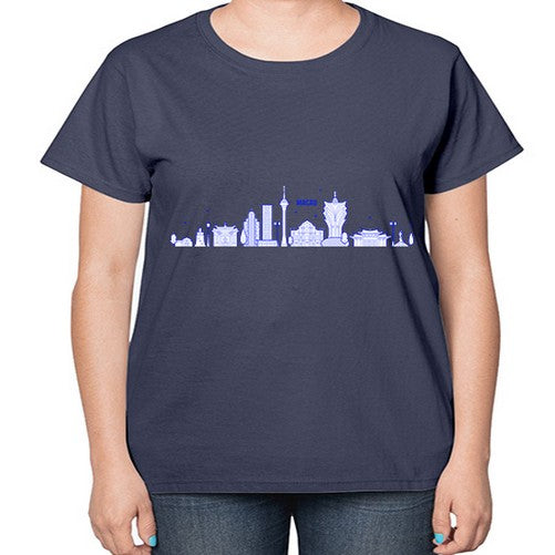 Macau 1199# - cities-  Ladies T-Shirt