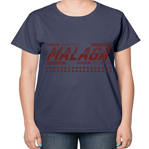 Malaga 1216# - cities-  Ladies T-Shirt