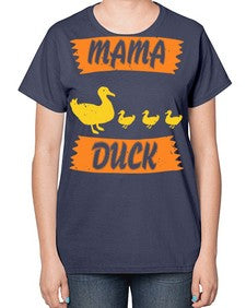 Mama Duck Style 26# - ducks-  Ladies T-Shirt