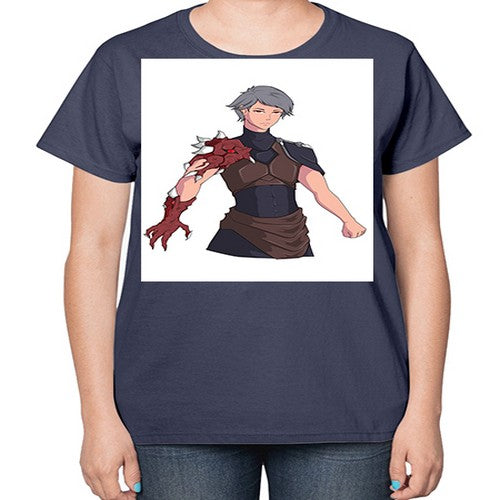 Man has parasite on hand 14# - anime-  Ladies T-Shirt