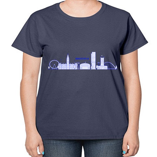 Manchester 1230# - cities-  Ladies T-Shirt