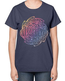 Mandala Dream Rainbow Glitter 760# - mandala-  Ladies T-Shirt