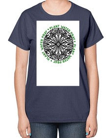 Mandala Garden Round 910# - mandala-  Ladies T-Shirt