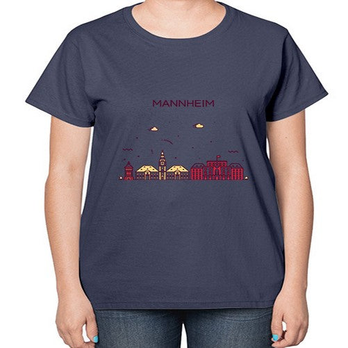 Mannheim 1237# - cities-  Ladies T-Shirt