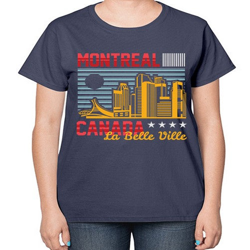 Montreal 1348# - cities-  Ladies T-Shirt