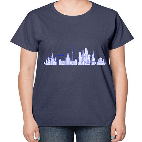 Moscow 1358# - cities-  Ladies T-Shirt