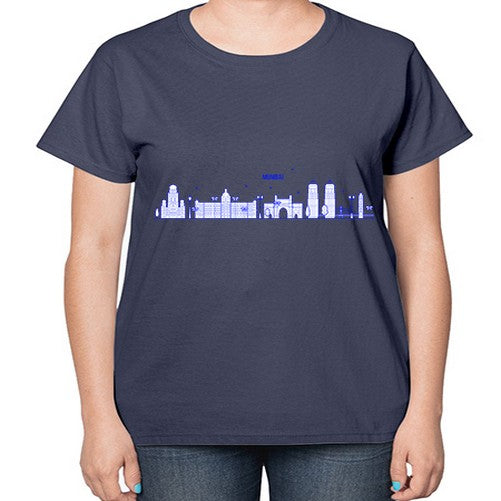 Mumbai 1385# - cities-  Ladies T-Shirt