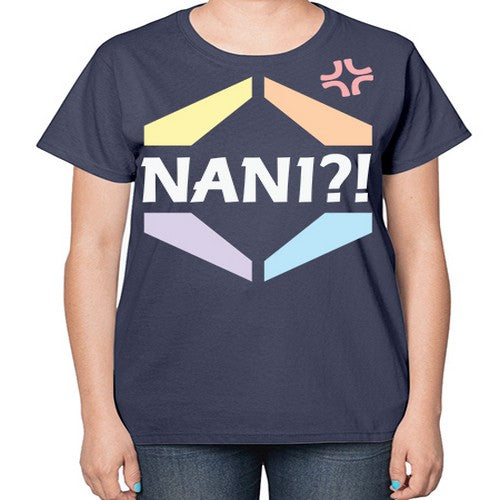 Nani What Funny Japanese Anime 270# - anime-  Ladies T-Shirt