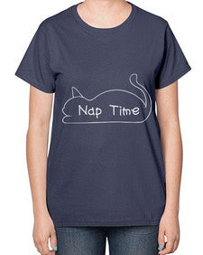 Nap Time - cats-  Ladies T-Shirt